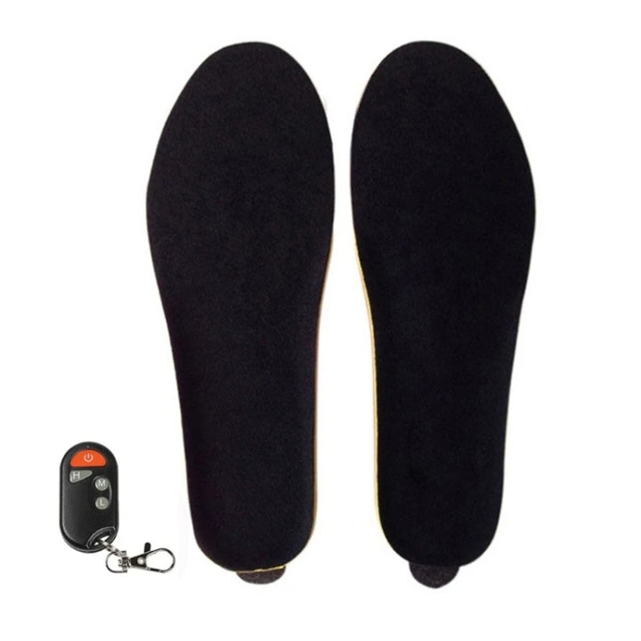 USB Charging Heating Insoles Size Cuttable and Washable Electric Foot Warmer Insoles, 35-40, 41-46