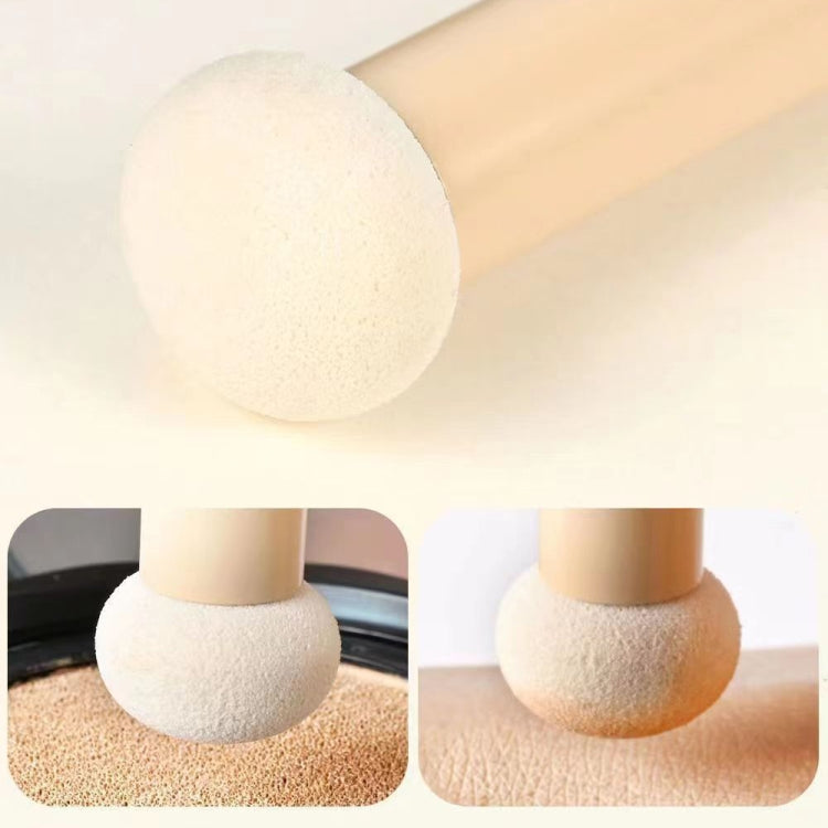 Wet and Dry Dual-use Portable Concealer Brush Multifunctional Beauty Tool, 3pcs /Set, Mushroom Style, Diagonal Style, Round Head Style