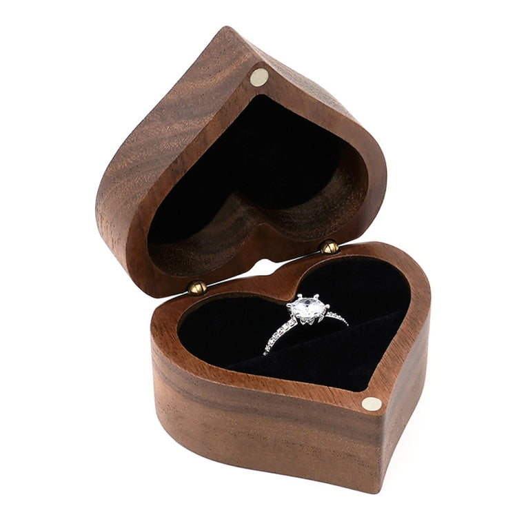 Wooden Heart Shape Ring Box Jewelry Storage Box Wedding Valentine Gift Box, RB529-C1, RB529-C2, RB529-C4