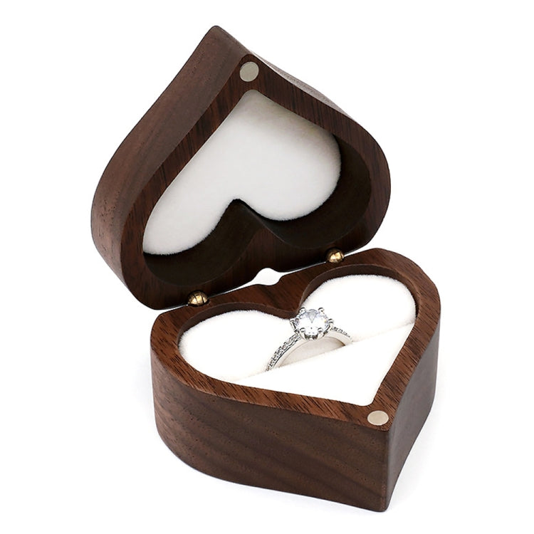 Wooden Heart Shape Ring Box Jewelry Storage Box Wedding Valentine Gift Box, RB529-C1, RB529-C2, RB529-C4