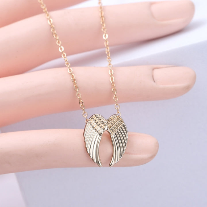 Angel Wings Necklace Guardian Angel Pendant Collar Chain Jewelry