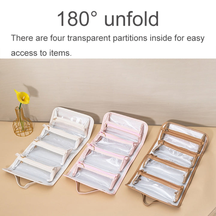 Portable Large Capacity Travel Detachable Folding Waterproof Cosmetic Bag