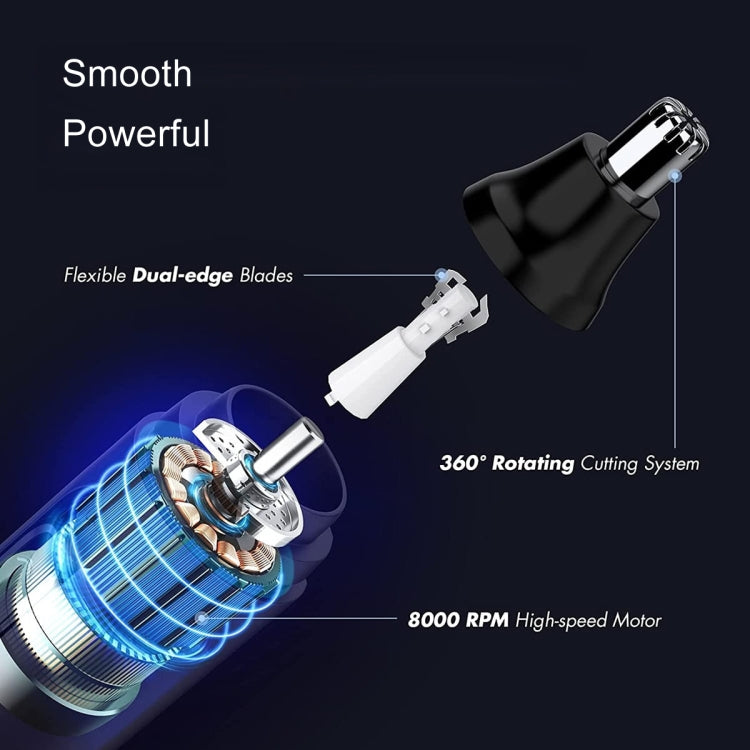 SPORTSMAN Men Electric Nose Hair Cutter, USB Charging, Dry Battery