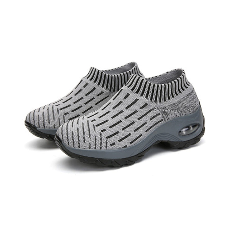 Socks Shoes Air-cushion Soles Increased Mesh Breathable Outdoor Casual Shoes, 35, 36, 37, 38, 39, 40, 41, 42