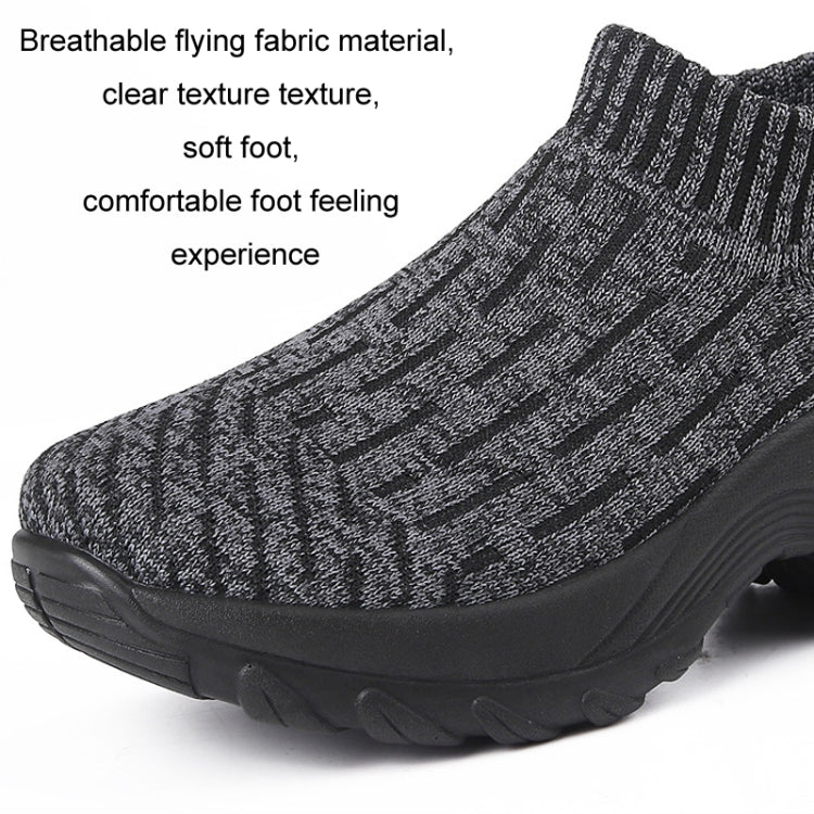 Socks Shoes Air-cushion Soles Increased Mesh Breathable Outdoor Casual Shoes, 35, 36, 37, 38, 39, 40, 41, 42