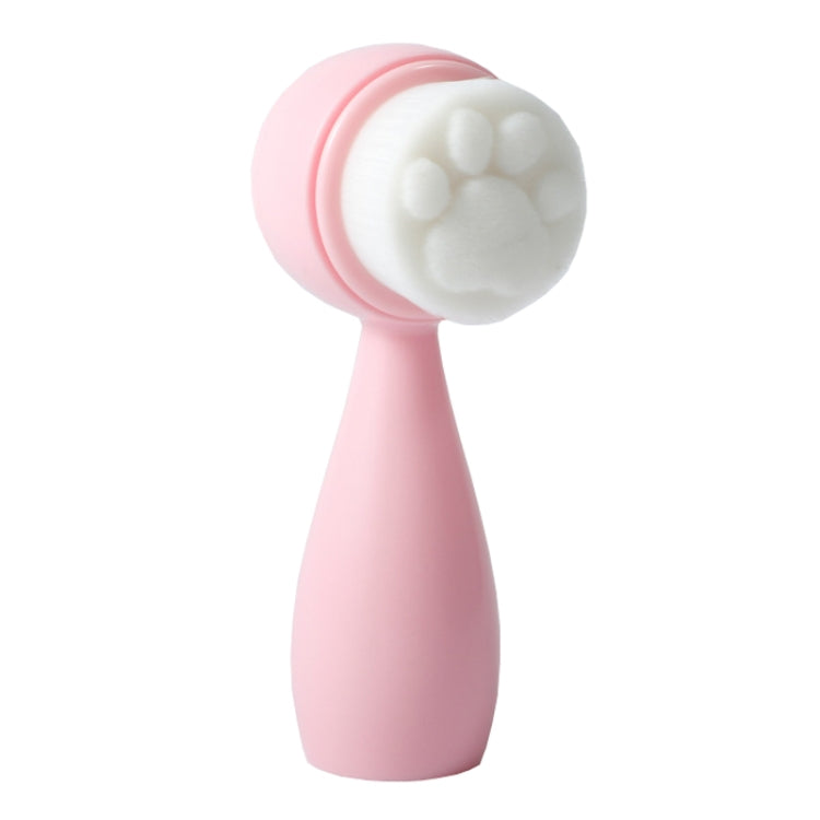 Cute Cats Paw Soft Hair Facial Brush Manual Facial Cleansing Brush