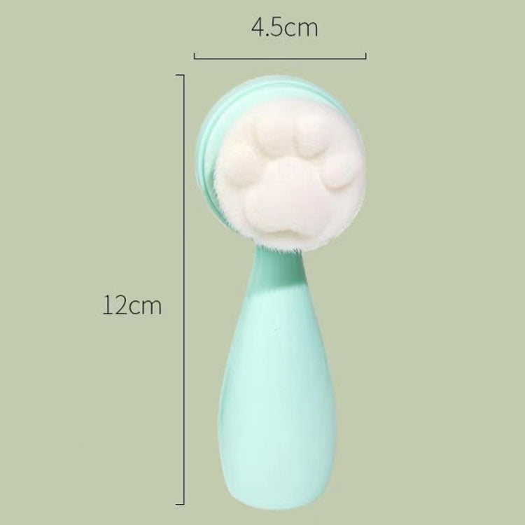 Cute Cats Paw Soft Hair Facial Brush Manual Facial Cleansing Brush