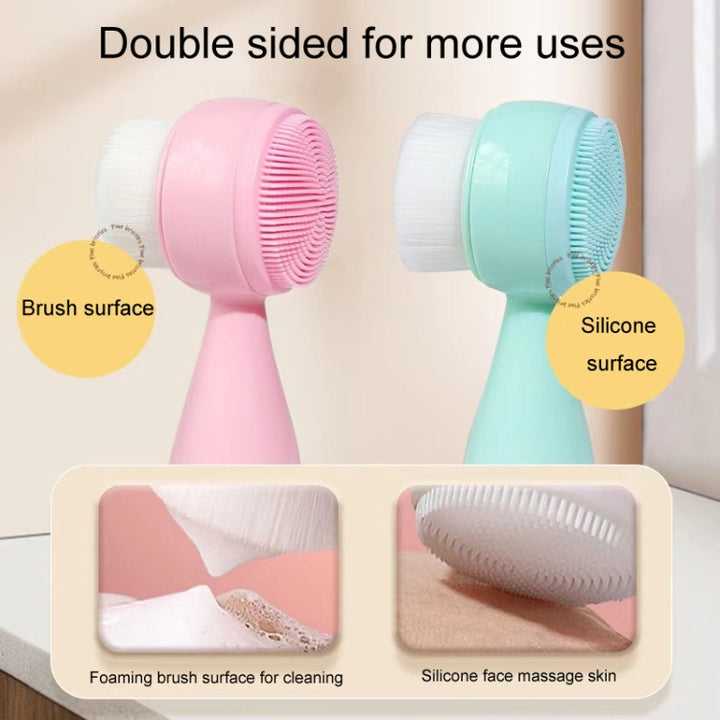 Cute Cats Paw Soft Hair Facial Brush Manual Facial Cleansing Brush