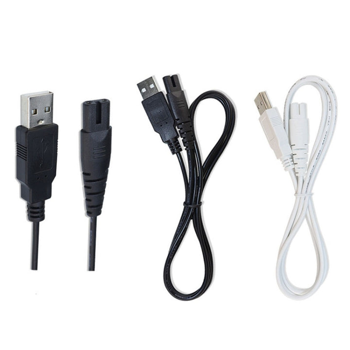 1.25m For Shaver / Water Refill Device USB TTo 8-Figure Tail Charging Cable Power Cord