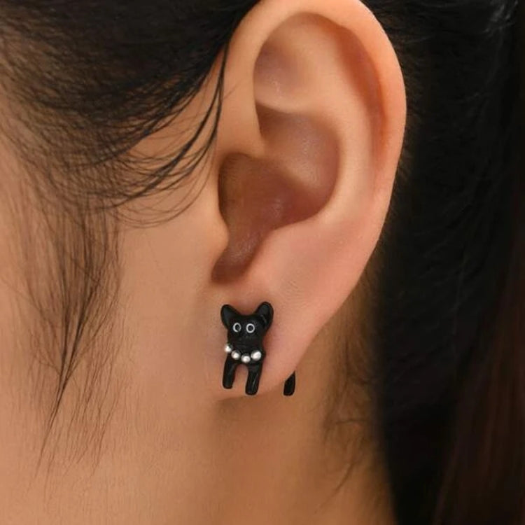 1pair Cute Cats Simple Ear Studs Ladies Detachable Earrings, Model 1, Model 2, Model 3, Model 4