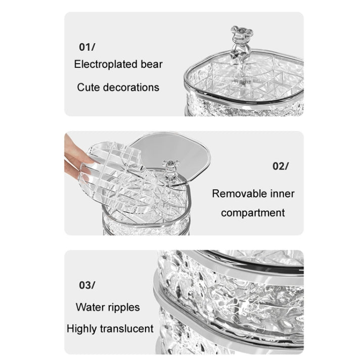 Large Capacity Portable Earring Ring And Necklace Jewelry Organizer