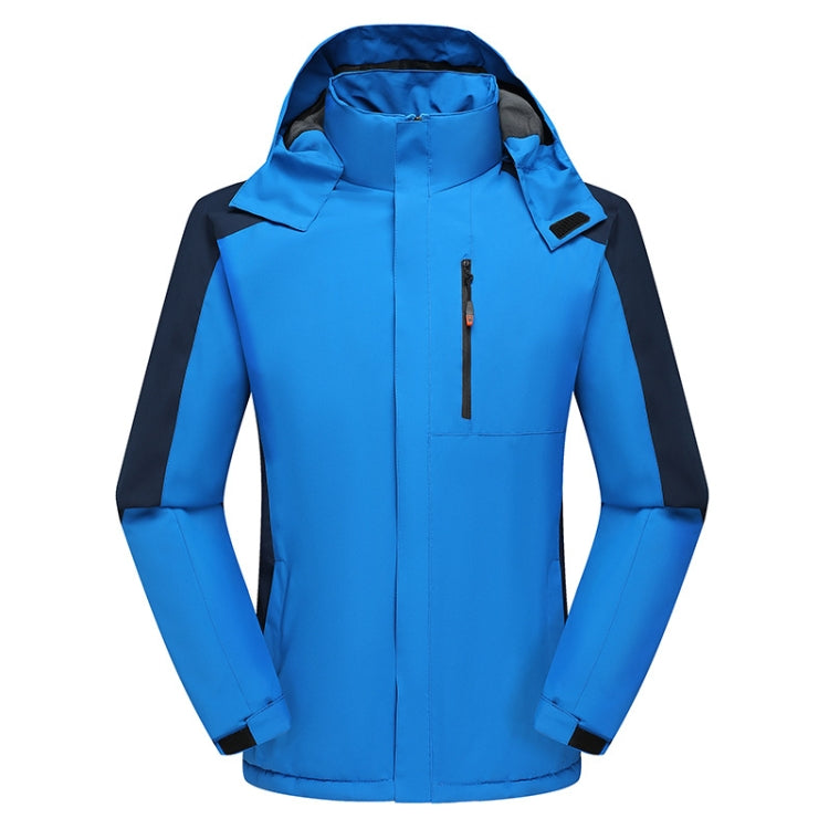 Men Winter Fleece Windproof Warm Jacket Outdoor Waterproof Breathable Mountaineering Clothing, XL, XXL, XXXL