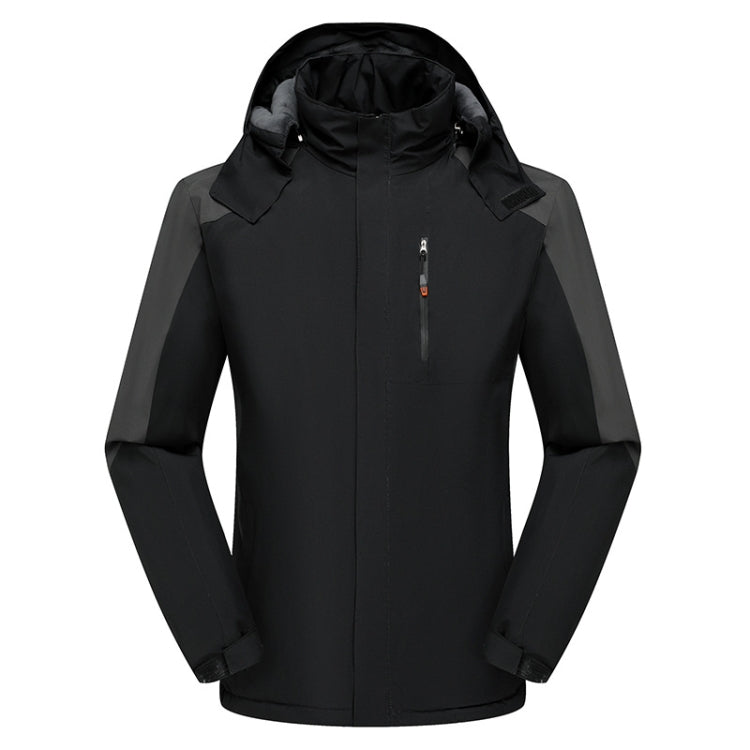 Men Winter Fleece Windproof Warm Jacket Outdoor Waterproof Breathable Mountaineering Clothing, XL, XXL, XXXL