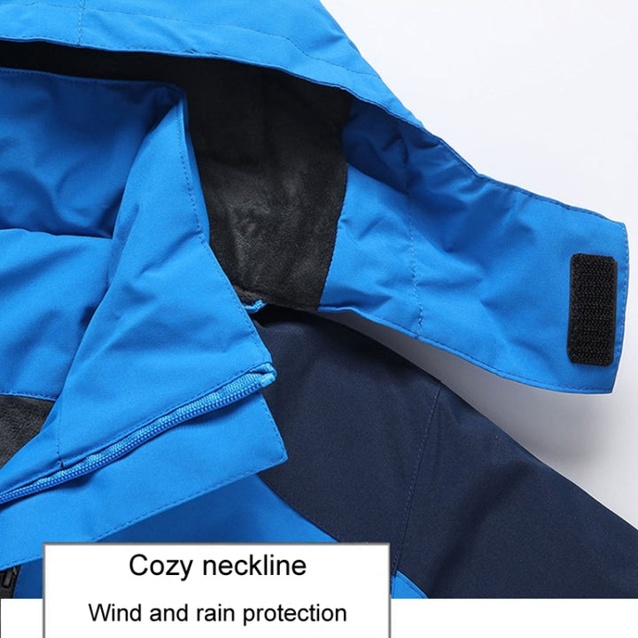 Men Winter Fleece Windproof Warm Jacket Outdoor Waterproof Breathable Mountaineering Clothing, XL, XXL, XXXL