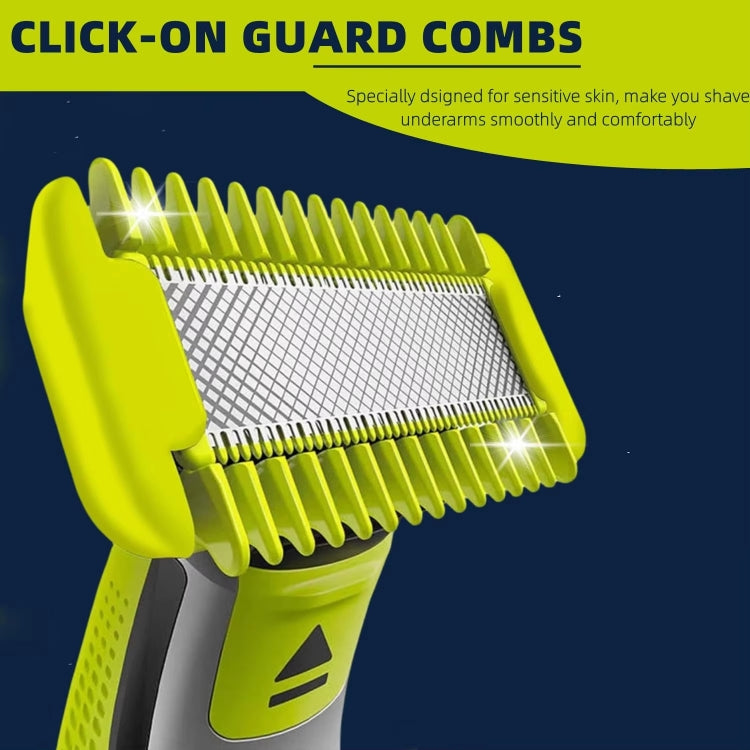 14-length Guide Comb Guard for Philips OneBlade QP25XX / QP26XX / QP27XX / QP28XX Series, Only Comb Guard, 4 In 1 Kit