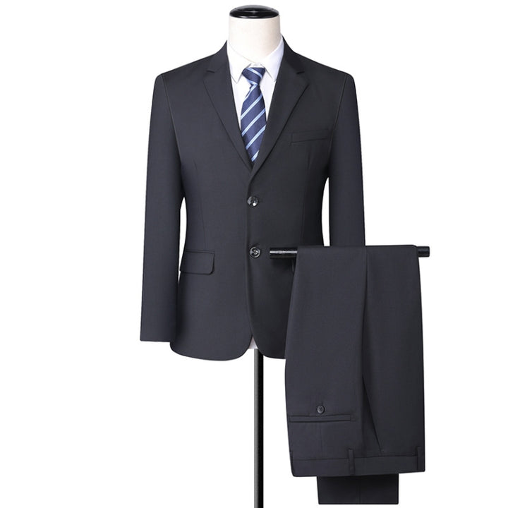 3 In 1 Men 2-Button Suit Handsome Slim Business Formal Suit Bank Sales Hotel Workwear, S, M, L, XL, XXL, XXXL