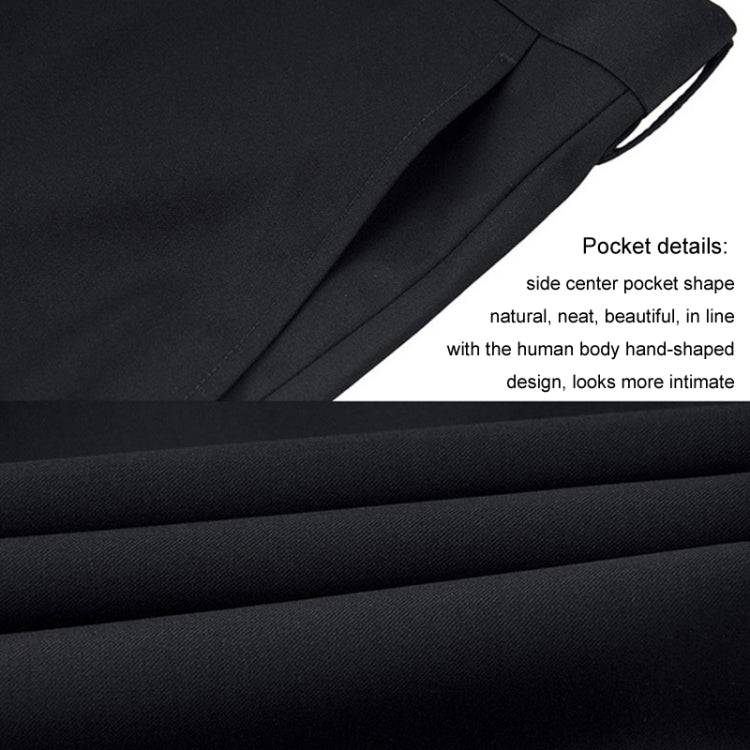 Men Dress Suit Pants Elastic Straight Formal Business Office Formal Casual Trousers, 30, 31, 32, 33, 34, 35, 36, 37, 38, 39