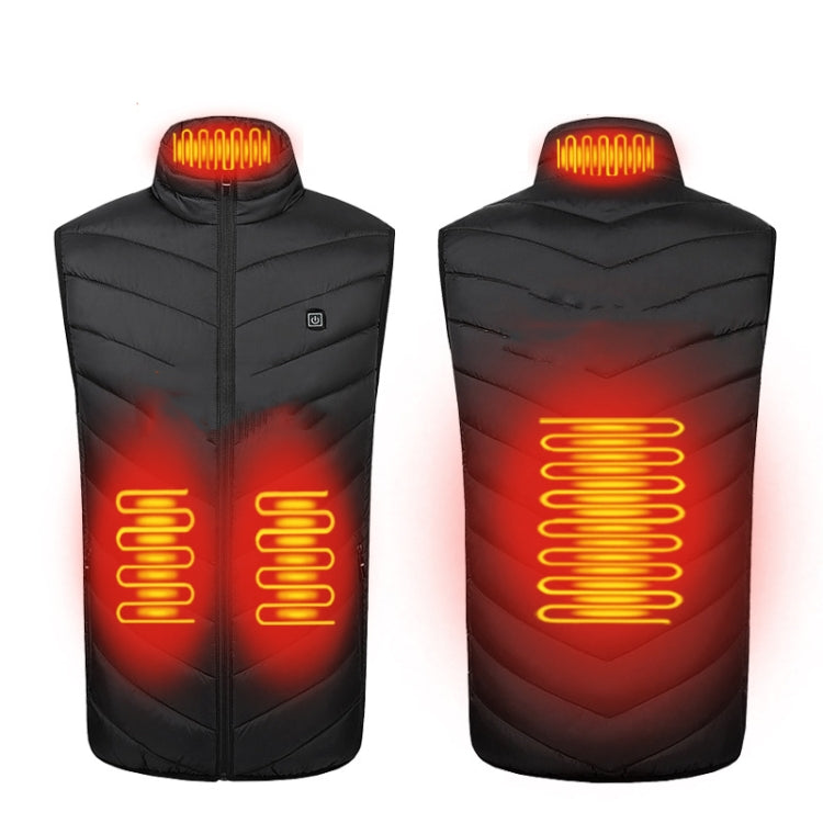 4 Area Single Control USB Electric Heating Undershirt Intelligent Warm Vest, S, M, L, XL, XXL, XXXL, XXXXL, XXXXXL