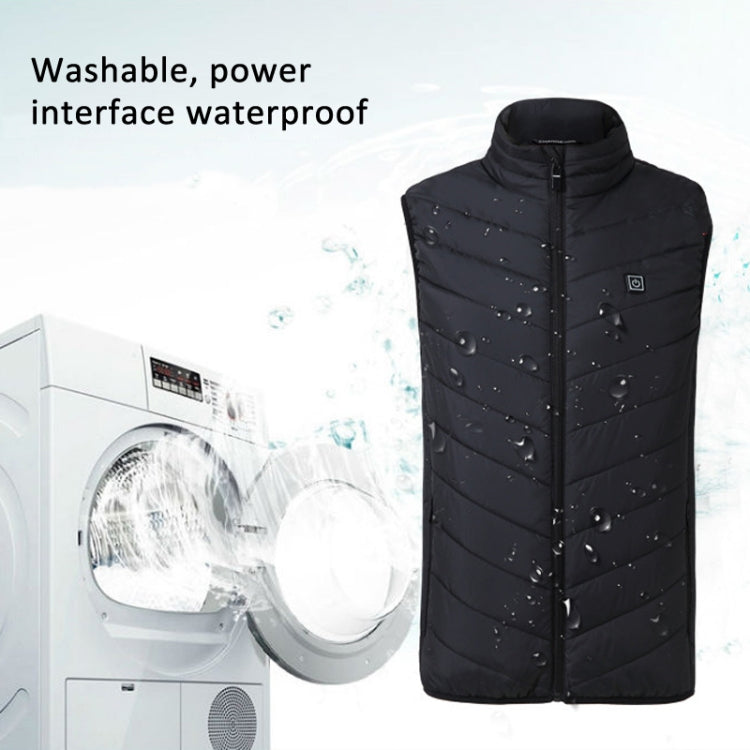 4 Area Single Control USB Electric Heating Undershirt Intelligent Warm Vest, S, M, L, XL, XXL, XXXL, XXXXL, XXXXXL