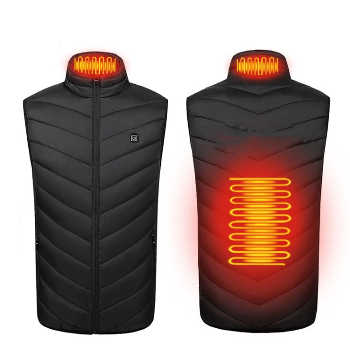 2 Area Single Control USB Electric Heating Undershirt Intelligent Warm Vest, M, L, XL, XXL, XXXL, XXXXL, XXXXXL, XXXXXXL