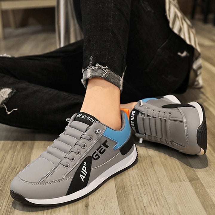 Men Casual Sneakers Lace Up Running Shoes Trendy Sports Shoes, 39, 40, 41, 42, 43, 44