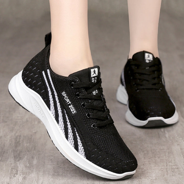 Women Casual Shoes Breathable Sneakers Versatile Comfortable Soft Sole Mesh Running Shoes, 36, 37, 38, 39, 40, 41