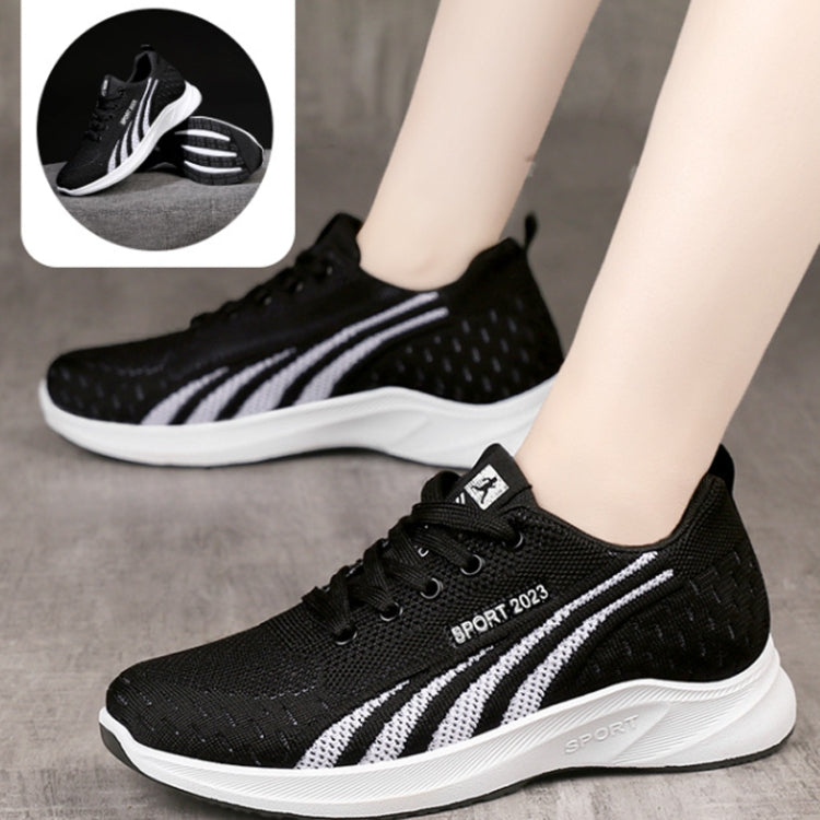 Women Casual Shoes Breathable Sneakers Versatile Comfortable Soft Sole Mesh Running Shoes, 36, 37, 38, 39, 40, 41