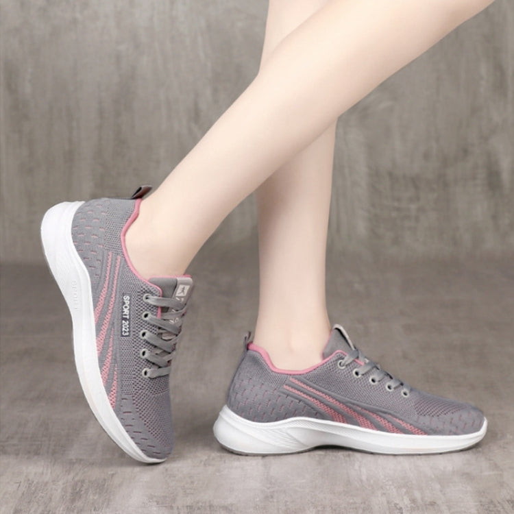 Women Casual Shoes Breathable Sneakers Versatile Comfortable Soft Sole Mesh Running Shoes, 36, 37, 38, 39, 40, 41