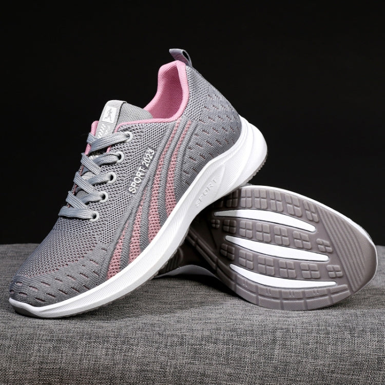 Women Casual Shoes Breathable Sneakers Versatile Comfortable Soft Sole Mesh Running Shoes, 36, 37, 38, 39, 40, 41