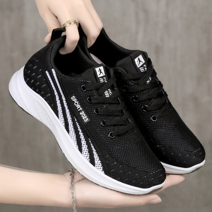 Women Casual Shoes Breathable Sneakers Versatile Comfortable Soft Sole Mesh Running Shoes, 36, 37, 38, 39, 40, 41