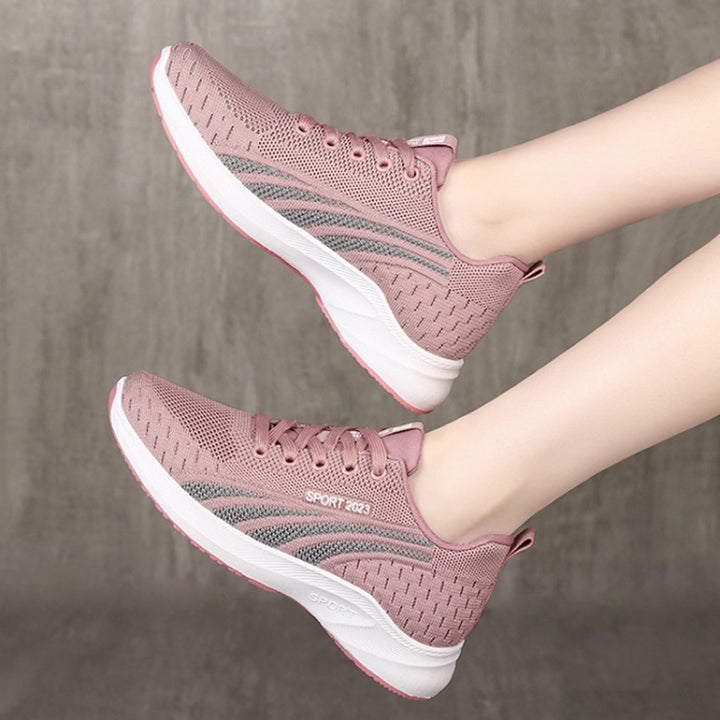 Women Casual Shoes Breathable Sneakers Versatile Comfortable Soft Sole Mesh Running Shoes, 36, 37, 38, 39, 40, 41