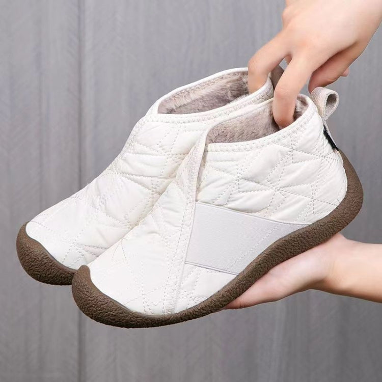 Winter Women Cotton Shoes Waterproof Non-Slip Plush Warm Snow Boots Comfortable Ankle Boots, 36, 37, 38, 39, 40