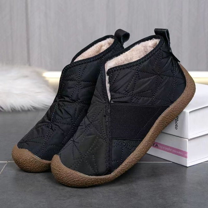 Winter Women Cotton Shoes Waterproof Non-Slip Plush Warm Snow Boots Comfortable Ankle Boots, 36, 37, 38, 39, 40