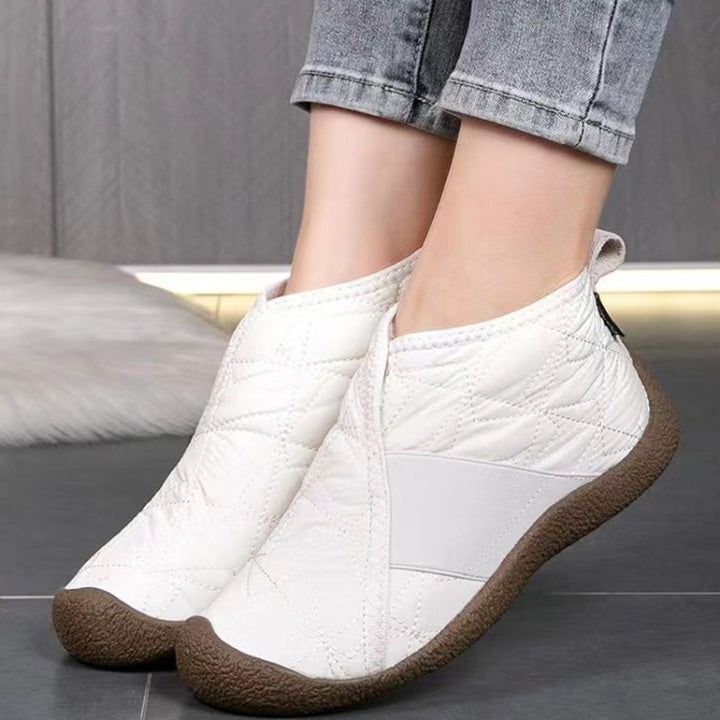 Winter Women Cotton Shoes Waterproof Non-Slip Plush Warm Snow Boots Comfortable Ankle Boots, 36, 37, 38, 39, 40