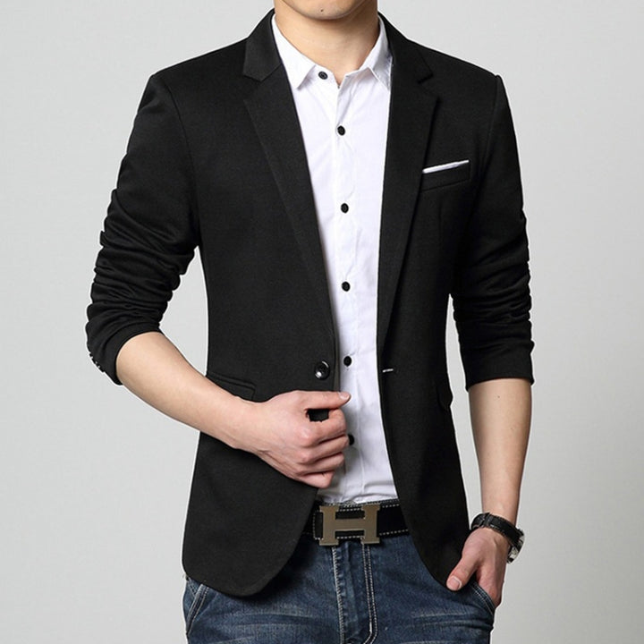 Men Casual Suit Blazer Slim Fit Business Formal Dress Groom Marriage Suit Coat, M, L, XL, XXL, XXXL