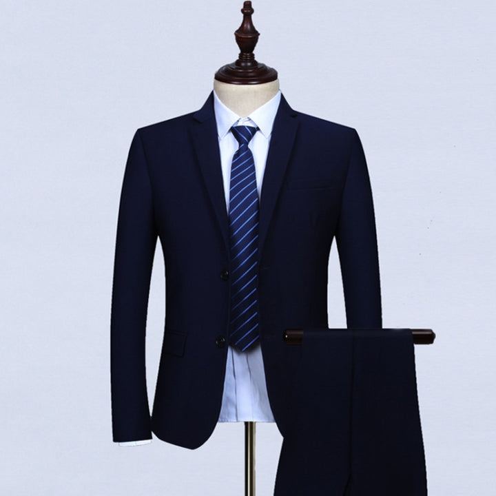 3pcs /Set Men Formal Business Suit Blazers Wedding Dress Groom Group Suits, S, M, L, XL, XXL, XXXL