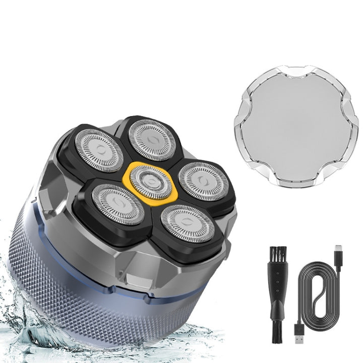 Magnetic Intelligent Six-Blade Washable Electric Shaver