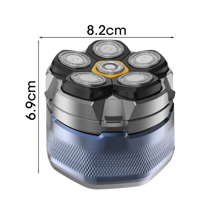 Magnetic Intelligent Six-Blade Washable Electric Shaver