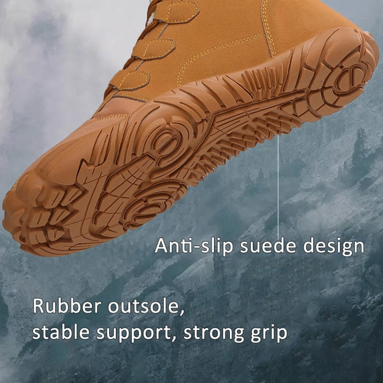 Warm Fur Lined Hiking Sneakers Waterproof Non Slip Snow Boot For Men and Women, 36, 37, 38, 39, 40, 41, 42, 43, 44, 45