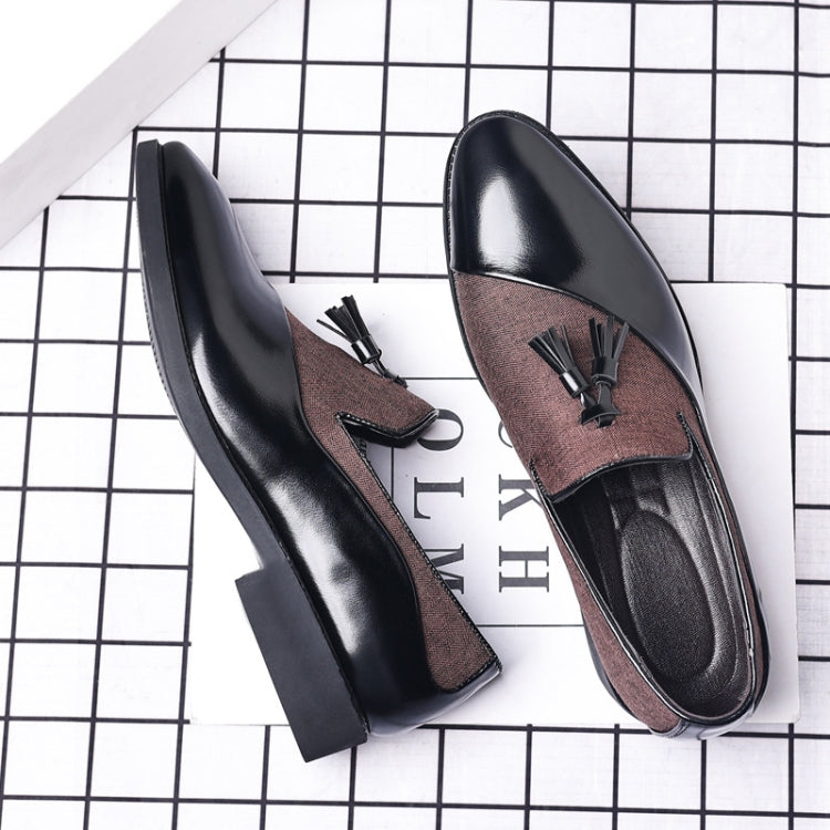 Men Dress Shoes Casual Business Formal Leather Shoes Trend Versatile Loafers, 39, 40, 41, 42, 43, 44, 45