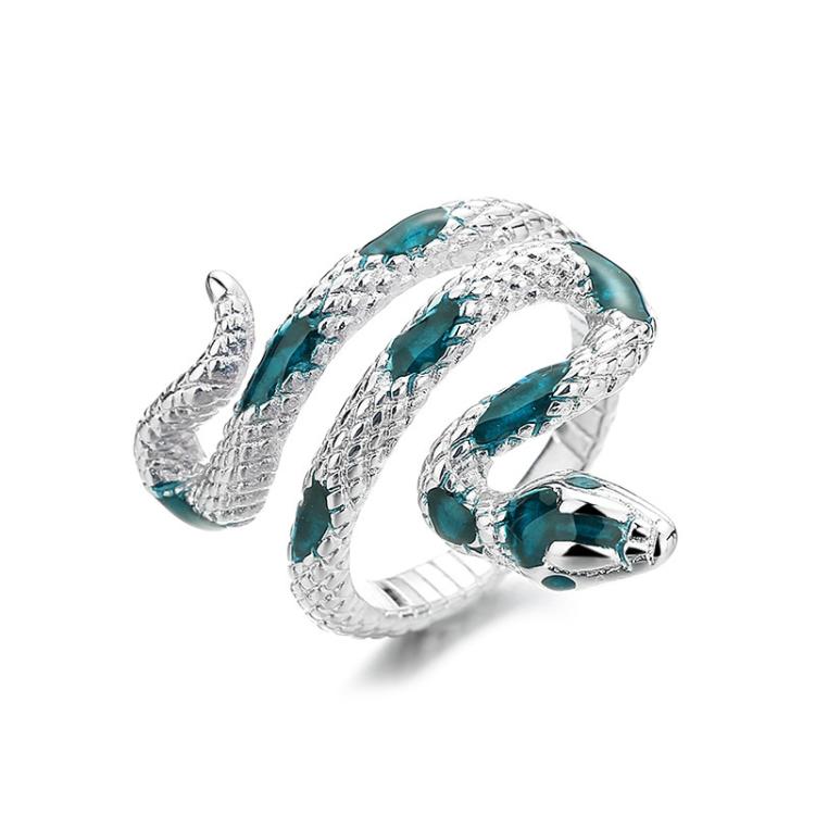 Drip Glue Snake Cool Style Irregular Index Finger Ring Tide Cool Women Ring