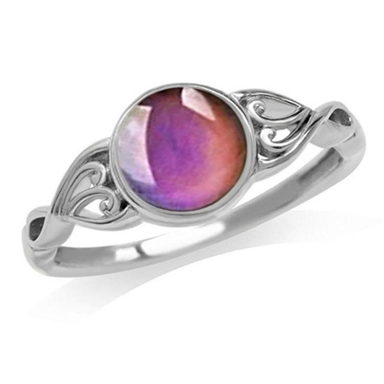 Sweet Wind Sensitive Temperature Color Changing Stone Ring Wedding Ring, 4, 5, 6, 7, 8, 9, 10, 11, 12, 13