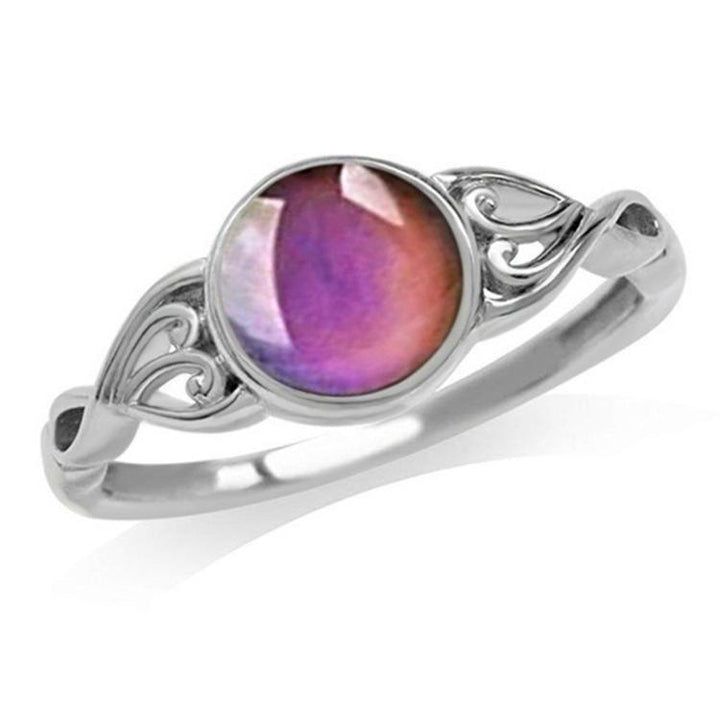 Sweet Wind Sensitive Temperature Color Changing Stone Ring Wedding Ring, 4, 5, 6, 7, 8, 9, 10, 11, 12, 13