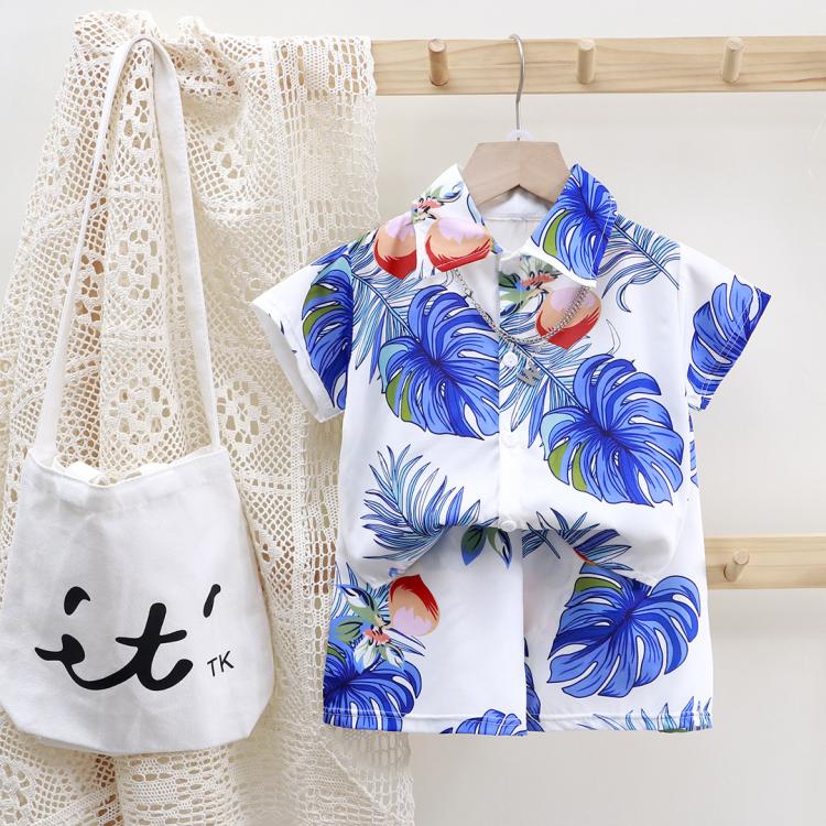 Children Summer Suit Loose Shirt Short-Sleeved Shorts, 140cm, 150cm, 160cm