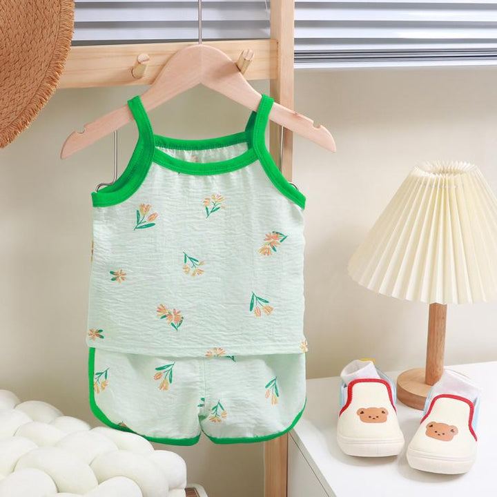 Summer Children Camisole Pajamas Home Clothes, 80cm, 90cm, 100cm, 110cm, 120cm, 130cm, 140cm