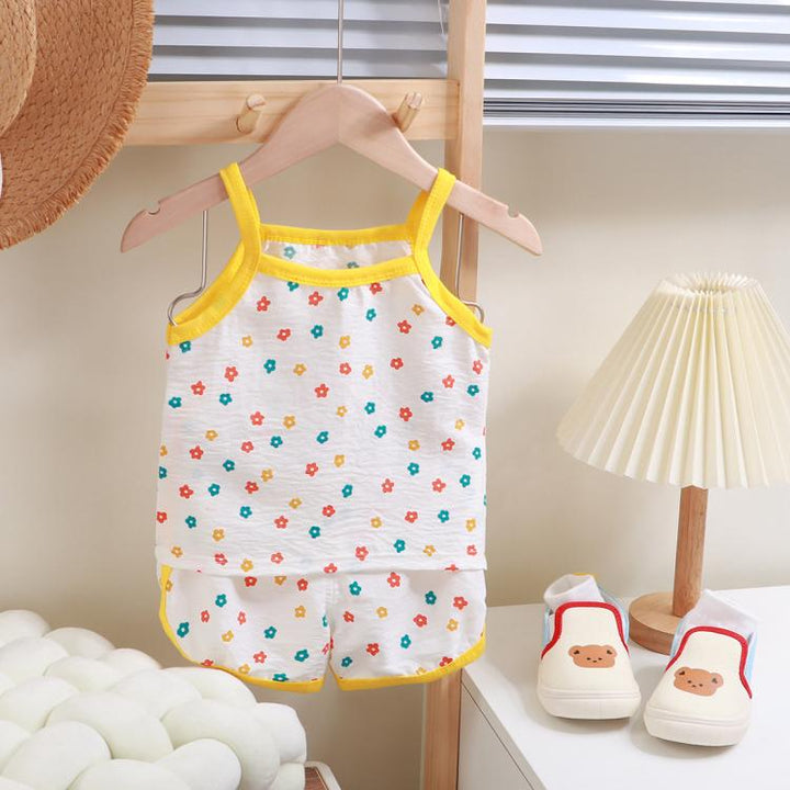 Summer Children Camisole Pajamas Home Clothes, 80cm, 90cm, 100cm, 110cm, 120cm, 130cm, 140cm