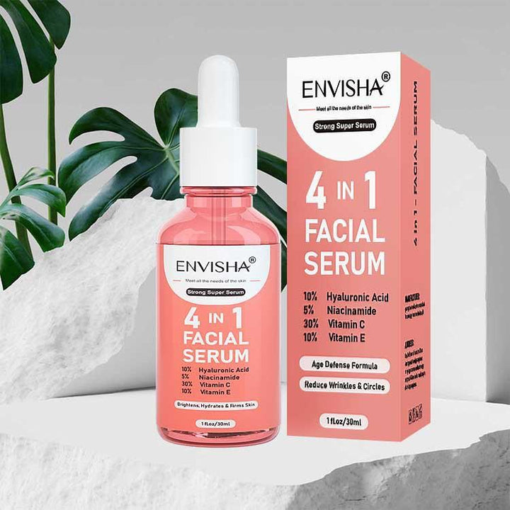 ENVISHA 30ml/ Bottle 4-in-1 Facial Serum Hydrating and Moisturizing Liquid Essence