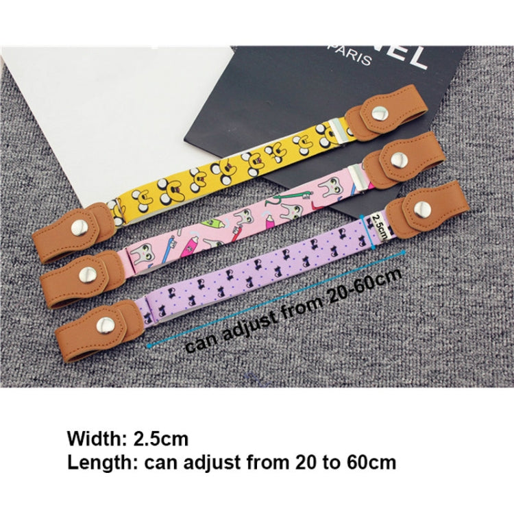 Snap Version Children Weaving Cloth Elastic Force Belt