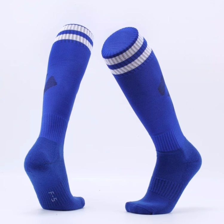 Children Football Socks Boys Soccer Sock Kid Above Knee Plain Socks Long Soccer Stockings Men Over Knee High Sock, Kids Size, Adult Size