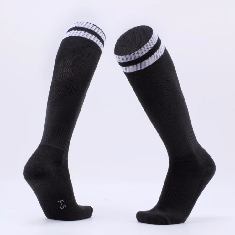 Children Football Socks Boys Soccer Sock Kid Above Knee Plain Socks Long Soccer Stockings Men Over Knee High Sock, Kids Size, Adult Size